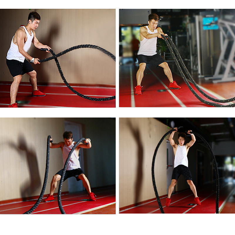 Crossfit No Equipment Workouts - Profesjonalne liny treningowe 9M/12M/15M, wytrzymałe sprzęt
