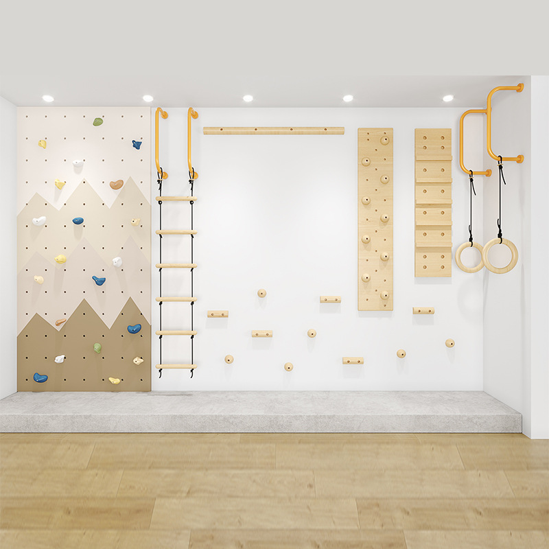 Drewniany zestaw do wspinaczki – Gymnastic Ring Wood recenzja i cena