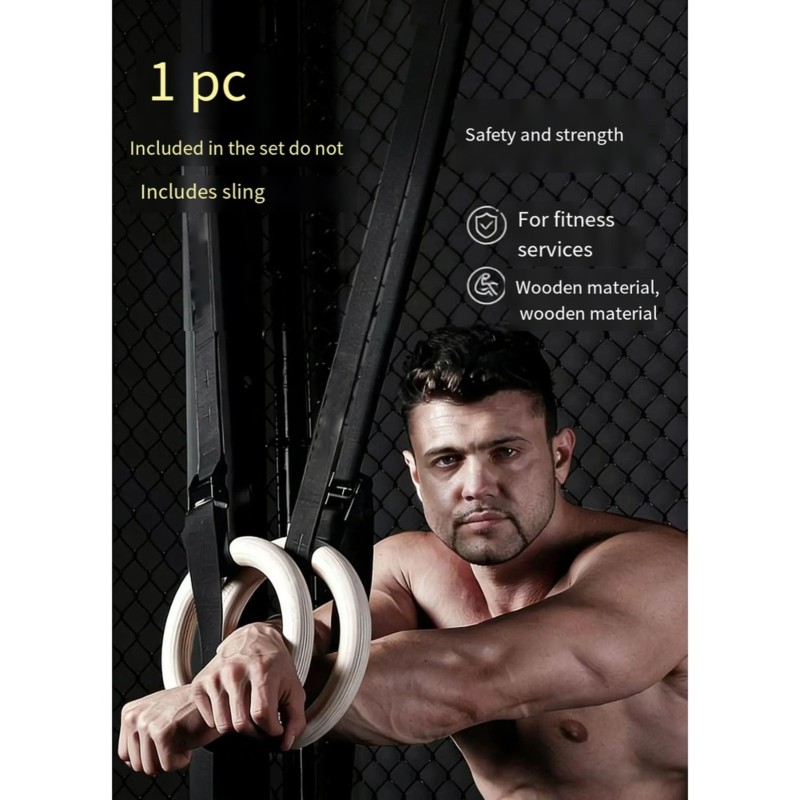 HOES-Drewniane Pierścienie Gim – Gymnastic Ring Wood recenzja i cena