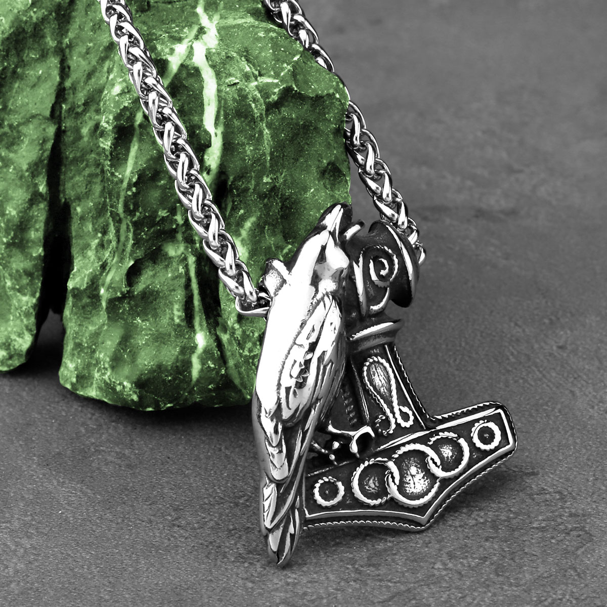 Nordic Odin Raven Thor Hammer  – Battle Rope Anchor recenzja i cena