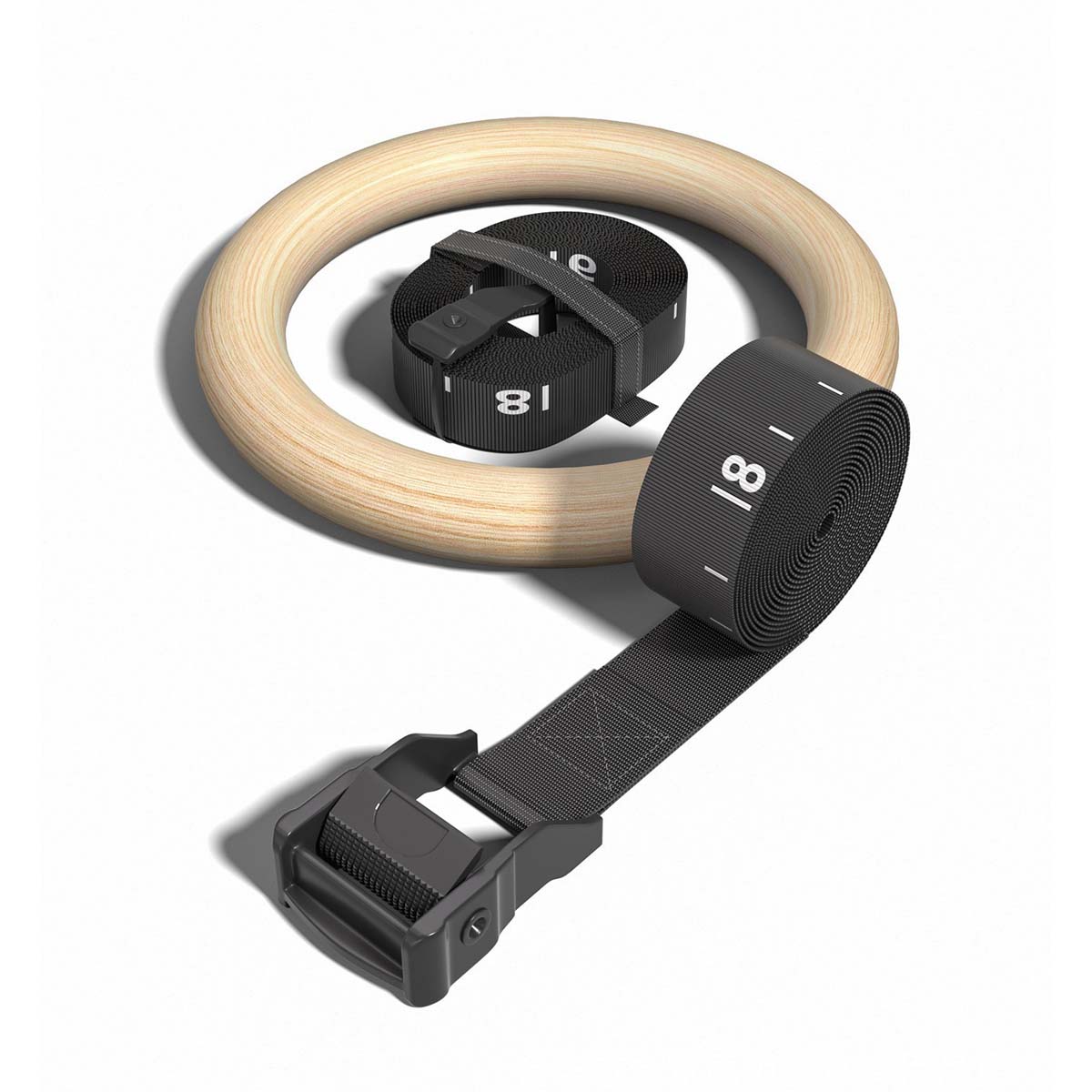 Regulowane drewniane kółka gim – Gymnastic Ring Wood recenzja i cena